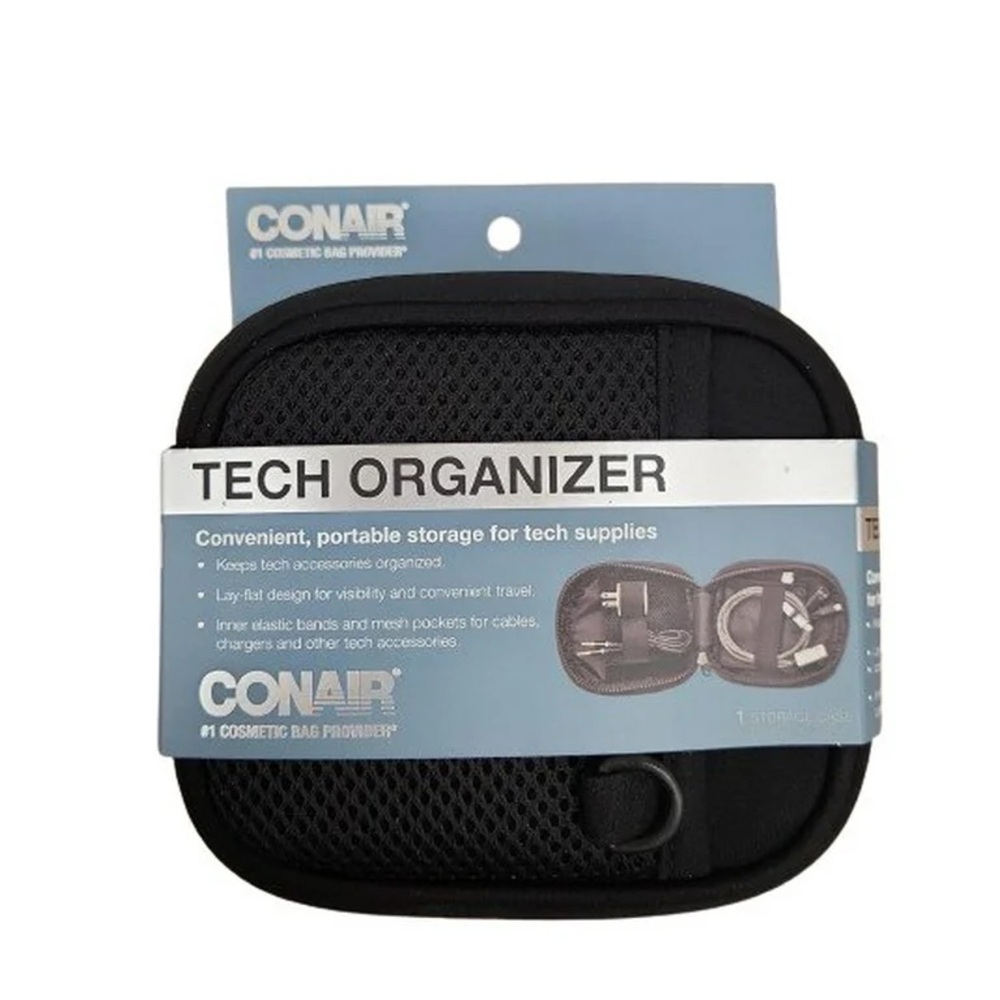 Conair Black Tech Organizer Case